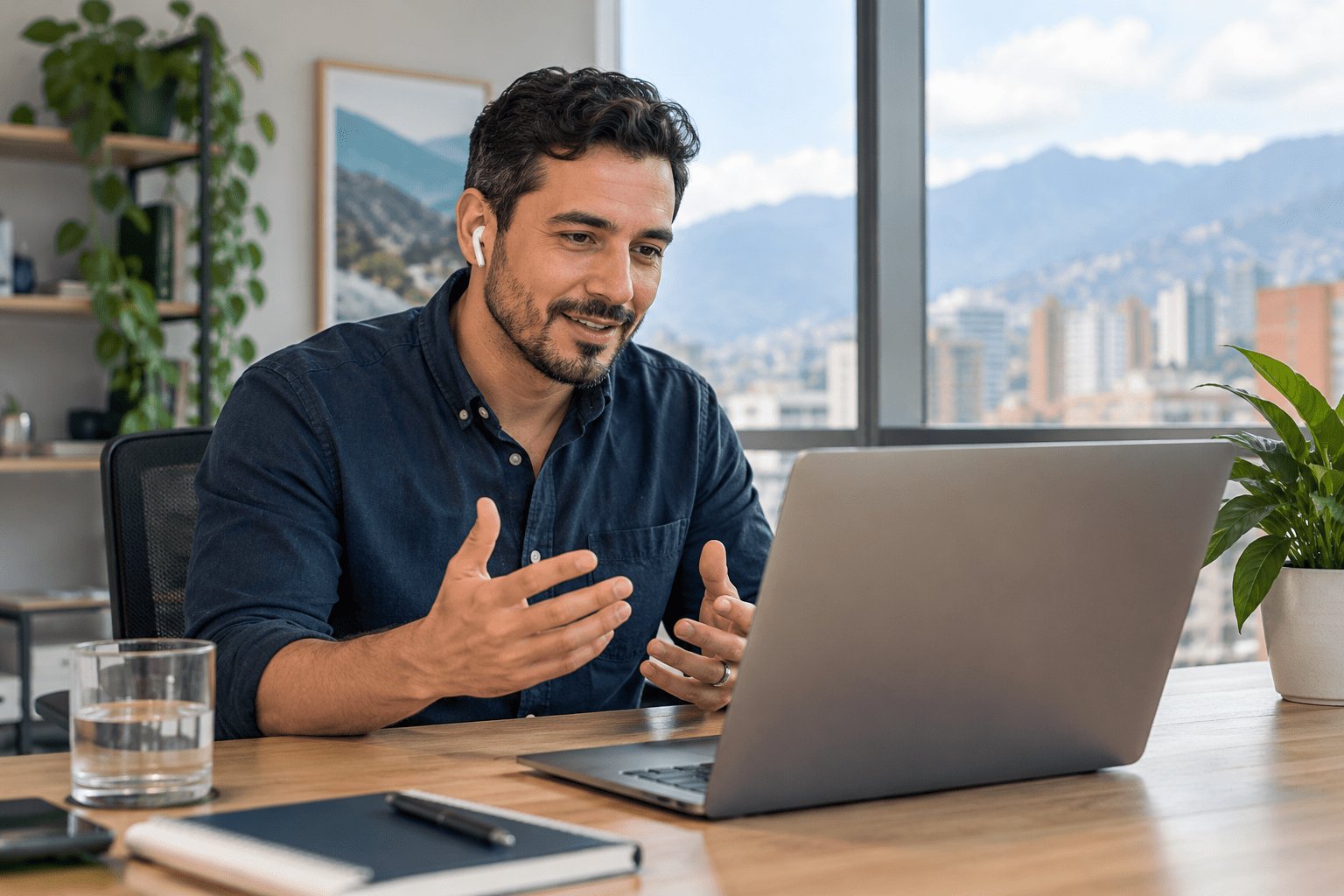 Colaborador accediendo a una consulta virtual del PAE en horario de oficina